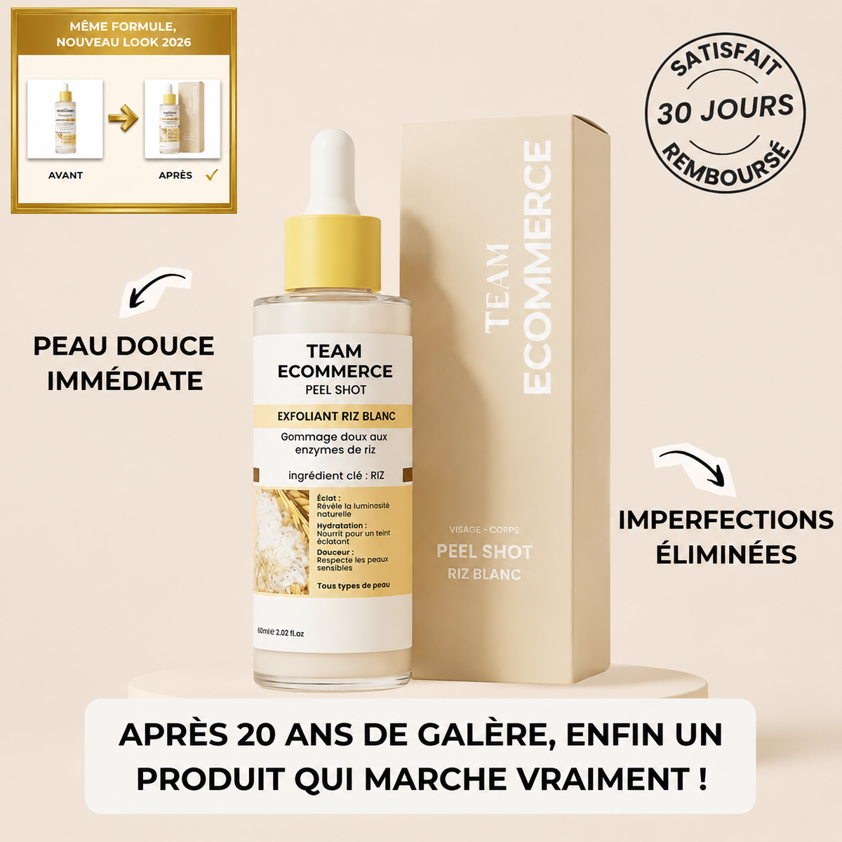 Peel Shot - Élimine les Impuretés et Sublime Votre Peau